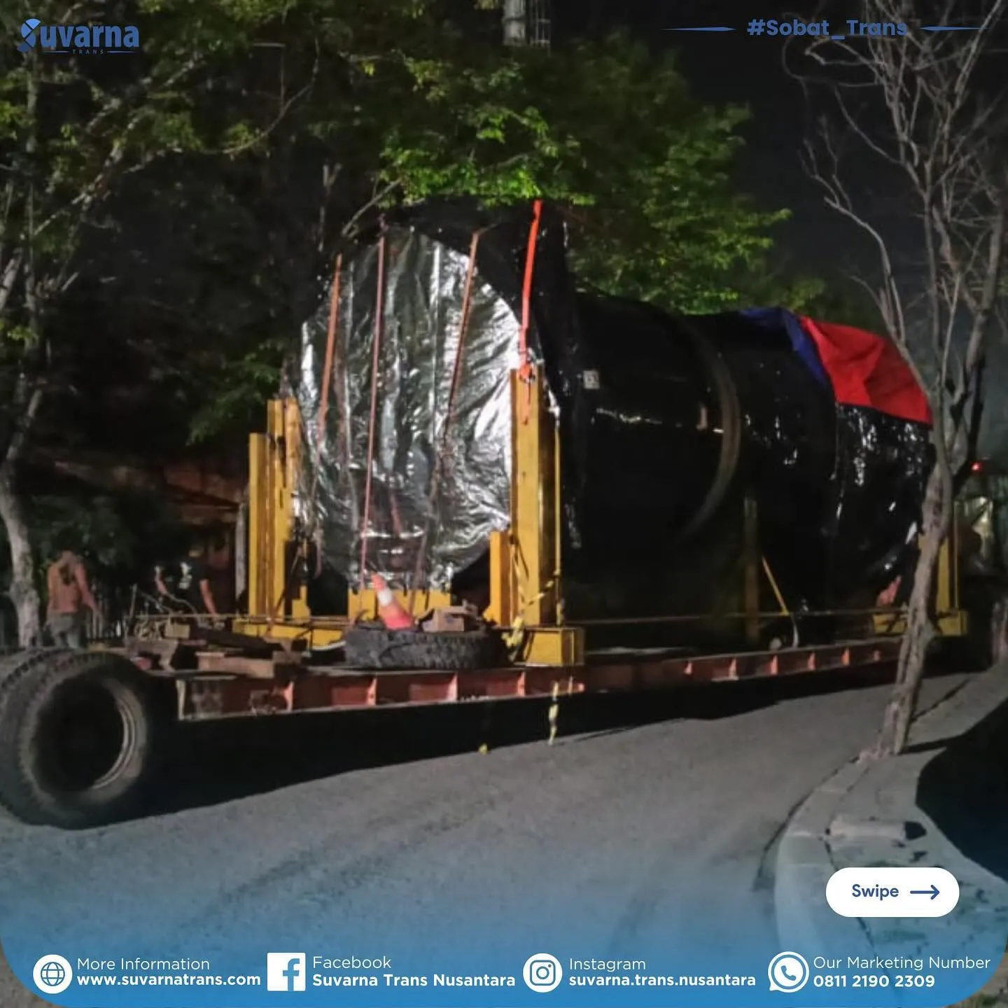 Recuperator 2 di atas armada dolly dalam perjalanan menuju Pelabuhan Sunda Kelapa (3/7)